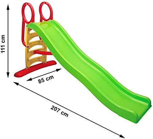  Scivolo per Bambini da giardino da casa Interno Esterno 207x85x111(h) Grande 3 Anni 4 Anni Scivolo Bimbi 2-6 Anni