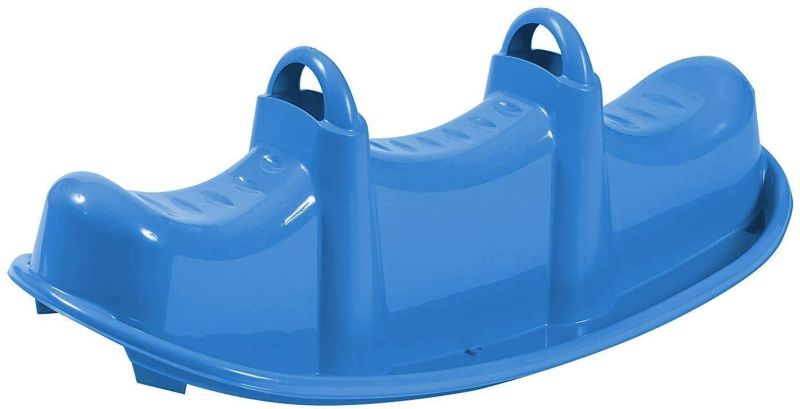 Dondolo da Giardino in Plastica Solo per Uso Domestico. Dondolo Triplo per il Divertimento dei Più Piccoli Età Minima Consigliata 12 mesi.