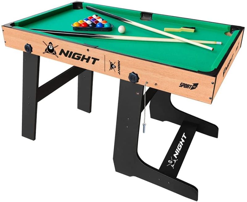 Biliardo Pieghevole Grande Tavolo E-Sport Biliardo Per Bambini Biliardo Biliardo Modello Night Verticale Pieghevole 122X61X76 cm