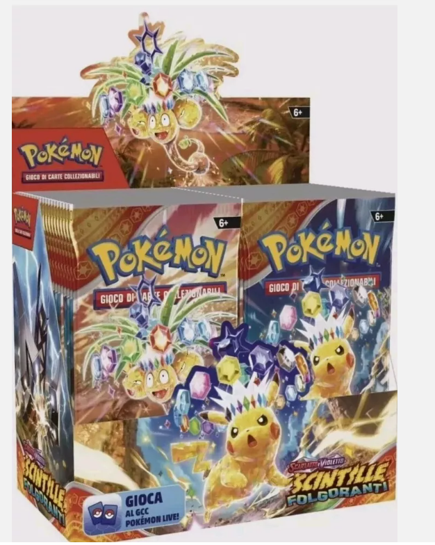 Box Scintille Folgoranti Ita 36 Bustine, Box Sigillato Nuovo Palmigiochi