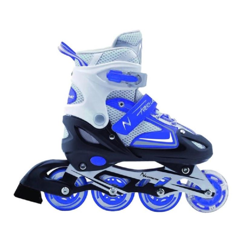 Pattini in linea FIREWHEEL - blu regolabile misura S (dal 30 al 33)