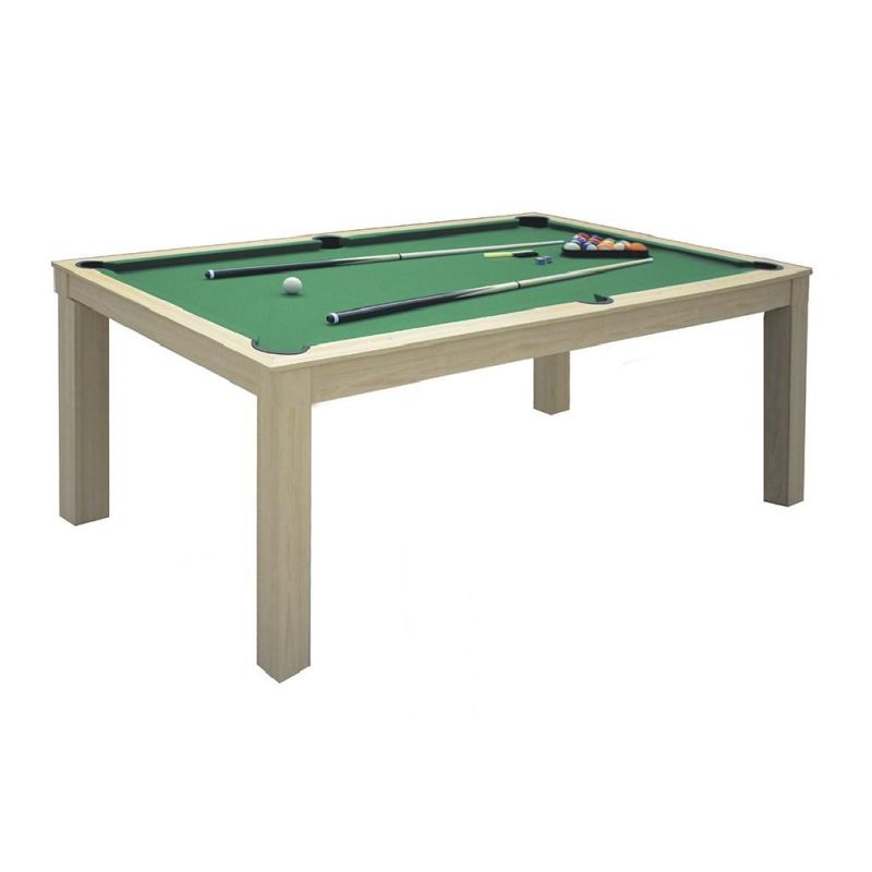 Pool table MIAMI betulla campo gioco in mdf - cm. 200 x 100 con piane copertura