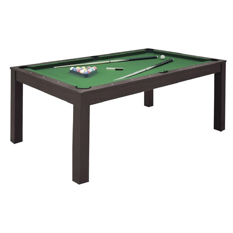 Pool table MIAMI wenge campo gioco in mdf - cm. 200 x 100 con piane copertura