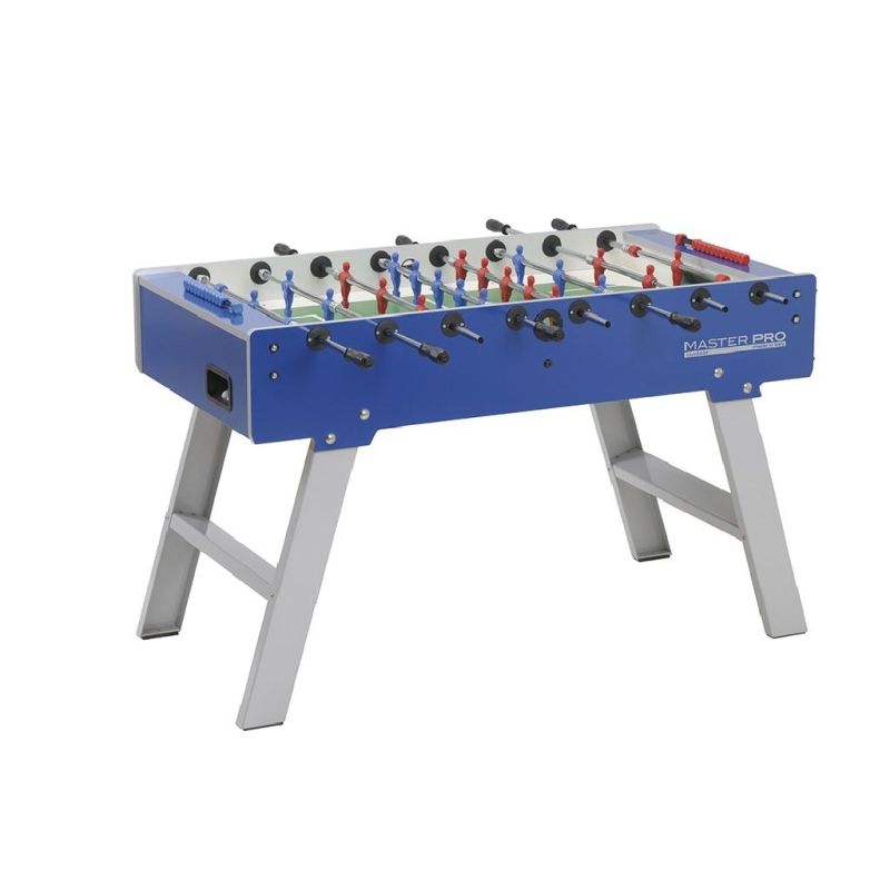 Calciobalilla MASTER PRO Weatherproof aste uscenti, piano gioco corto in