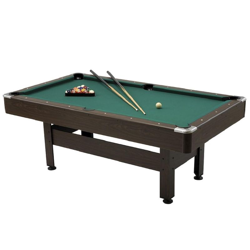 Pool table VIRGINIA 6 campo gioco cm. 180 x 90 - piano gioco in mdf.