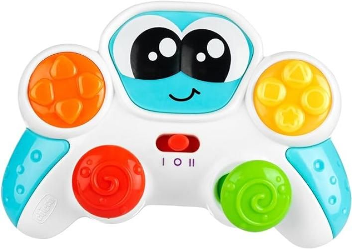 Chicco Baby Controller, Giocattolo Parlante e Interattivo, Controller Elettronico Educativo Bilingue Italiano/Inglese, Con Luci e Piu di 20 Suoni, Gioco con Luci e Suoni, Giochi 6 Mesi 3 Anni