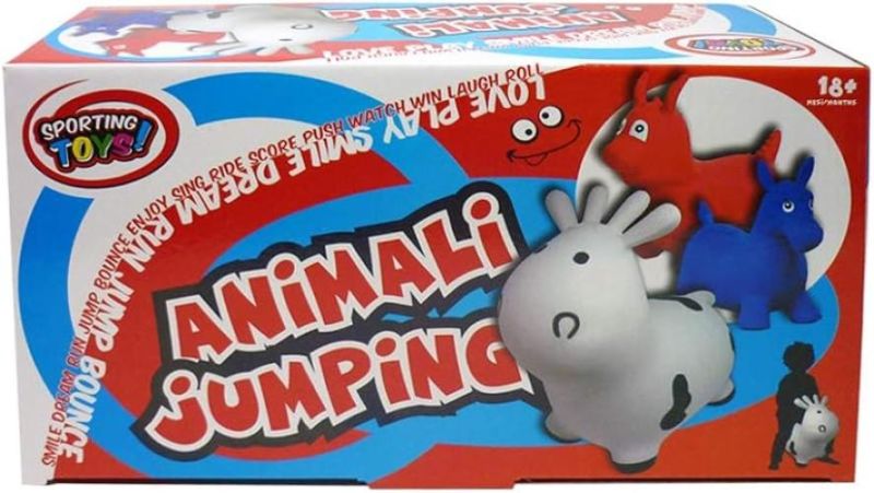 Sport1-Giocattolo, Colore Bianco, Jumping Animals