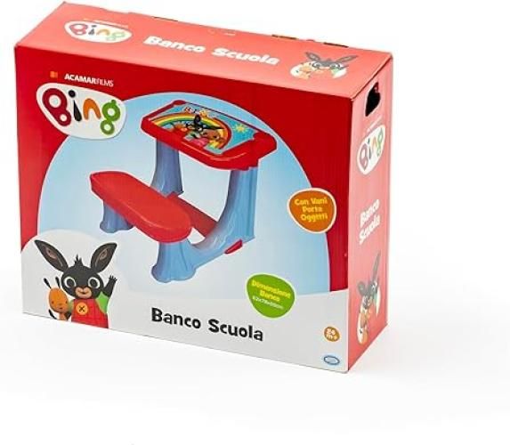 Bing-Banco scuola,con vani portaoggetti