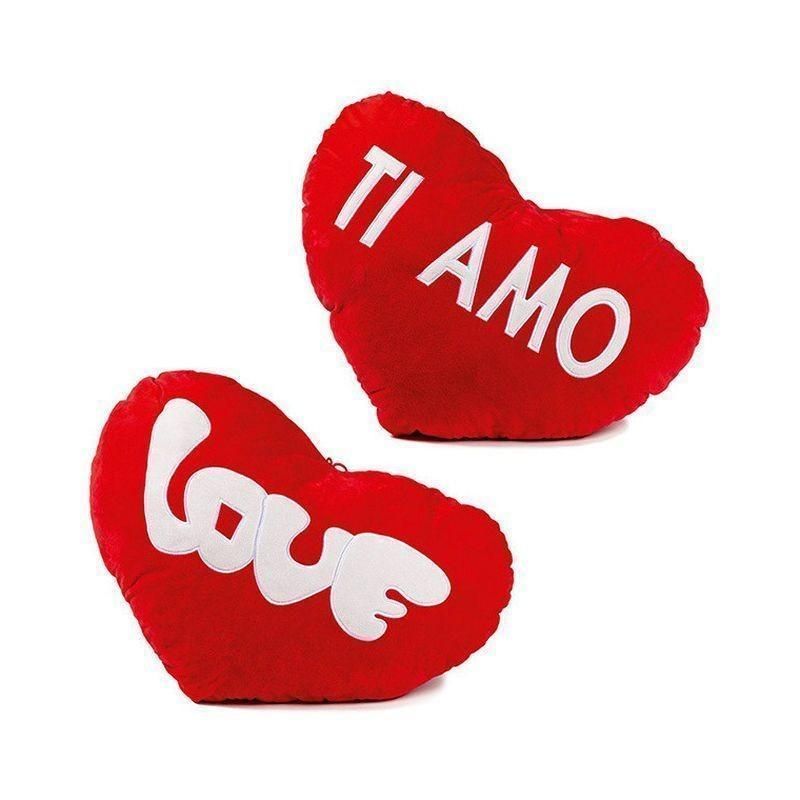 Decar-Peluche cuore 45 cm,modello casuale