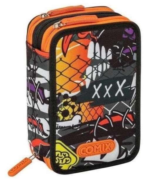 Astuccio corredo 3 zip-Comix Bright Zombie