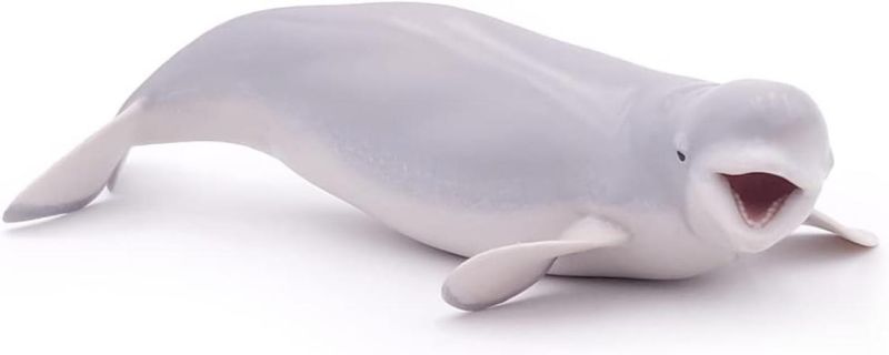 Papo Bailey Balena Beluga, Stampa Animalier, Colore Grigio Chiaro, 56012