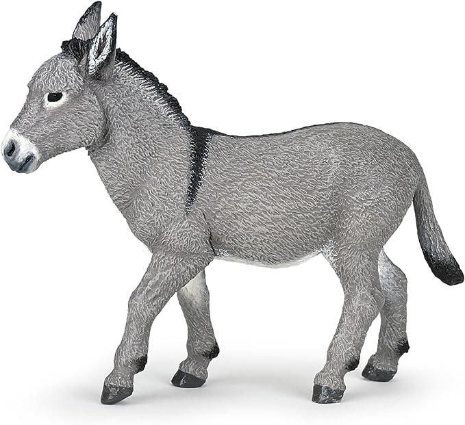 Papo 51179 Asino della Provenza Farmyard Friends Animals Statuetta, Multicolore