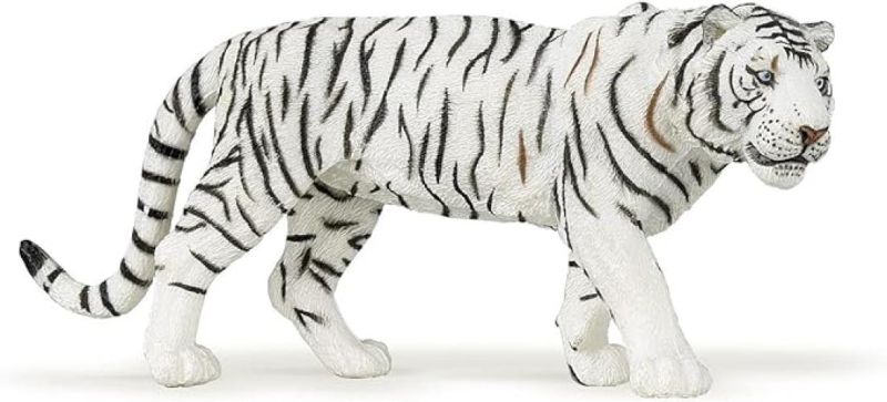 Papo Animaux 50045-Tigre, Carattere, Colore Tigre Bianca, 50045