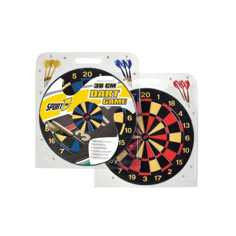 BERSAGLIO `SPORT` da 38 cm con 6 dardi da 15 gr.