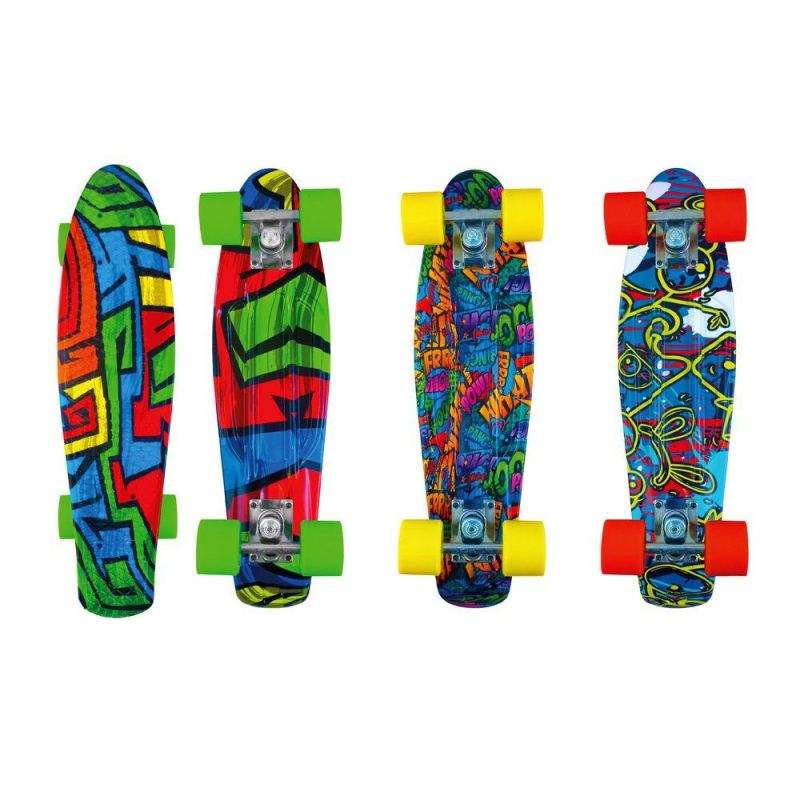 SKATEBOARD`KOLOR` portata 100kg, ABEC5, WATER COLOR