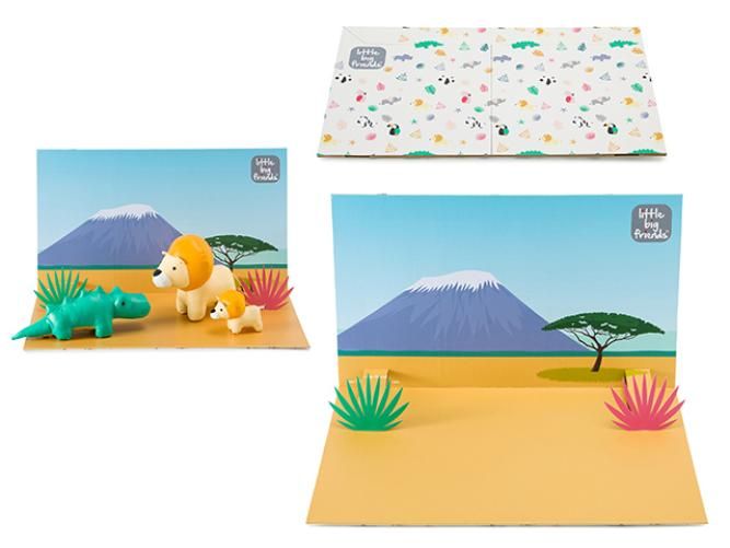 Little Big Friends - Presentoir 3D - Jungle