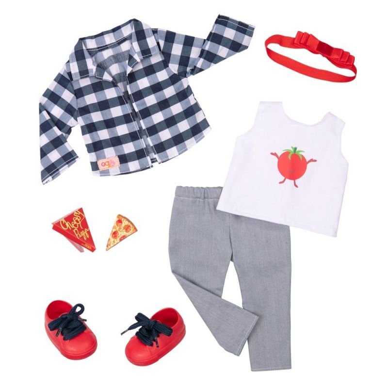 OG Dolls - Tomato Print Top Outfit