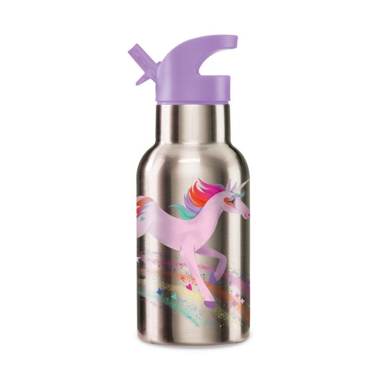 Crocodile Creek - Stainless Bottle - Unicorn Galaxy