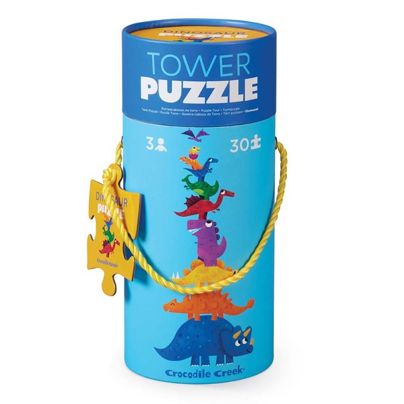 Crocodile Creek - 30 pz. Tower Puzzle - Dinosaur