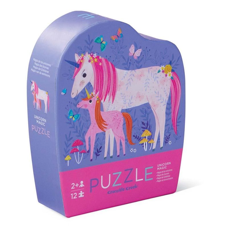 Crocodile Creek - 12 pz. Mini Puzzle - Unicorn Magic