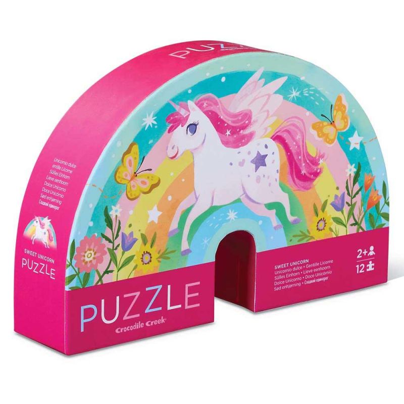 Crocodile Creek - 12 pz. Mini Puzzle - Sweet Unicorn