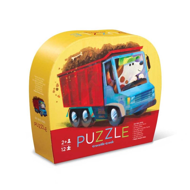 Crocodile Creek - 12 pz. Mini Puzzle - Go Big Dog