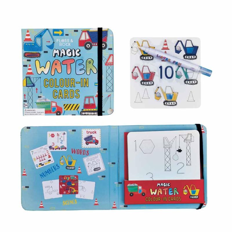 Floss & Rock - Water Pen & Cards - Construction