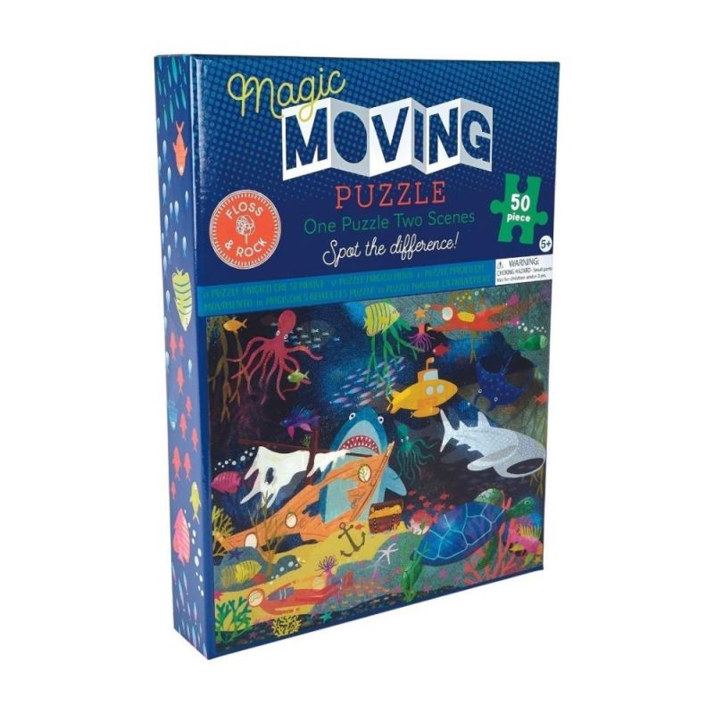 Floss e Rock - 50 pz. Magic Moving Puzzle - Deep Sea