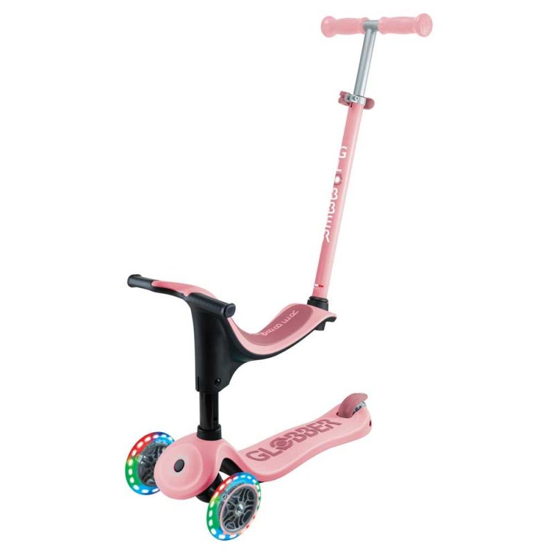 Globber - Go-Up Sporty Light - Pastel Pink/Deep Pastel Pink
