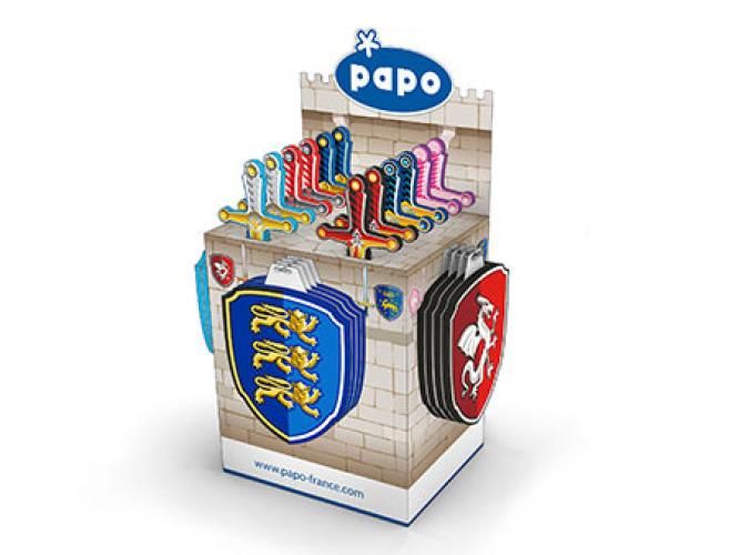 Papo - Display Scudi e Spade - OMAGGIO IMPONIBILE