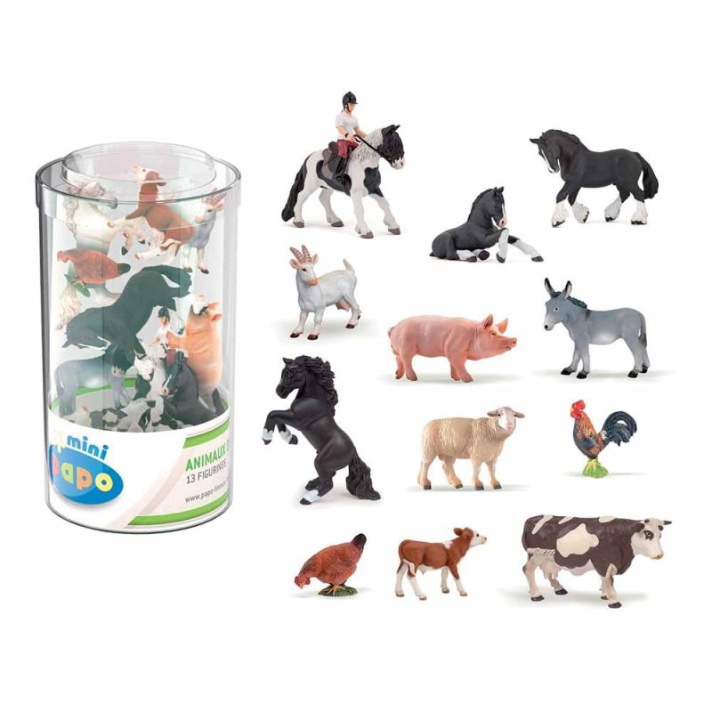 Papo - Mini PLUS Farm (Tube, 12 pcs)