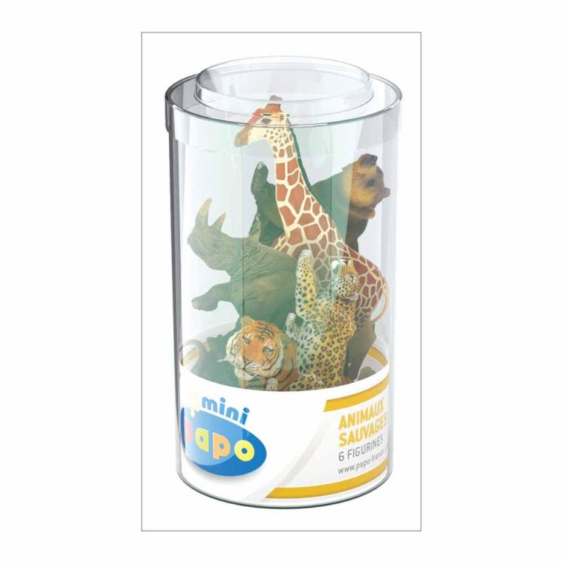 Papo - Mini Plus Wild Set 2 (Tube, 6 pcs)