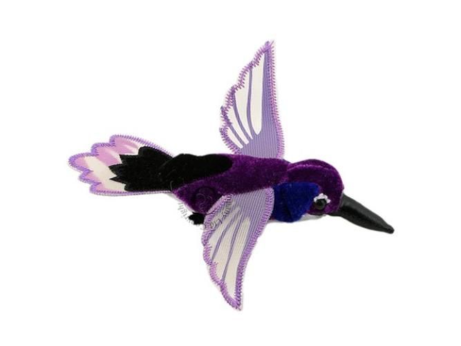 Puppet Company - Finger Puppets -Hummingbird (Purple)