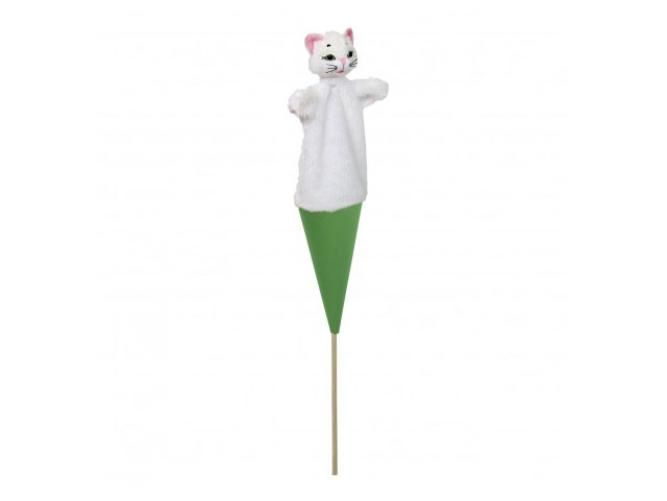Bass & Bass - Pop up Hand Puppet Cat - Made in Europe - Vintage Toy