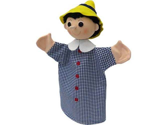 Bass & Bass - Hand Puppet Pinocchio - Made in Europe - Vintage Toy