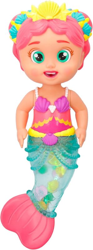 BLOOPIES Shimmer Mermaids Harper - Giocattolo da bagno e acqua da collezione Una sirena che schizza acqua e fa bolle! Giocattolo regalo per ragazze e ragazzi dai 18 mesi in su