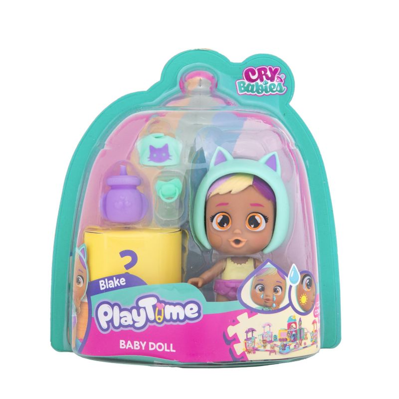 Cry Babies PlayTime Day Care Blake,Bambole con 5+ Accessori, che Piangono Lacrime Vere con Funzione Magica,IMC Toys, Bambini dai 4 ai 6 Anni