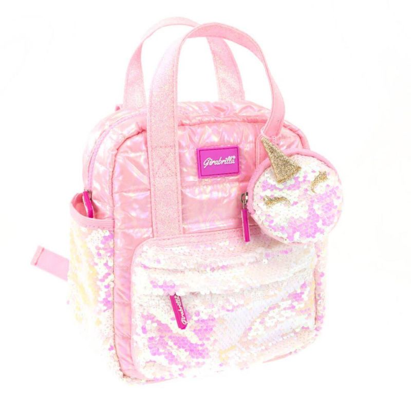 girabrilla puffer mini backpack