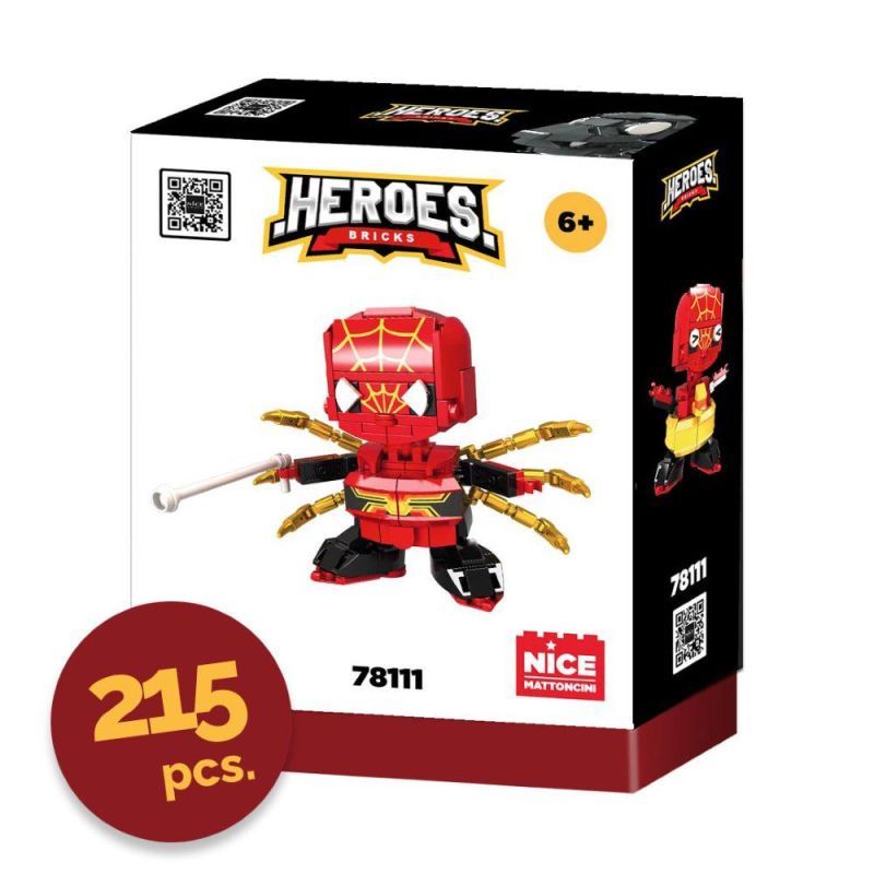 heroes bricks red soldier
