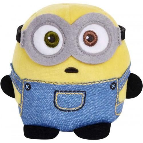 Peluche sonoro-Minions Bob -Peluche 10 cm con suoni-Mattel-Eta 3+