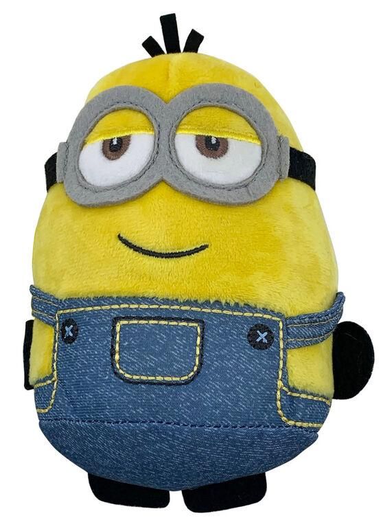 Peluche sooro-Minions Kevin, peluche 10 cm con suoni-Mattel-Eta 3+