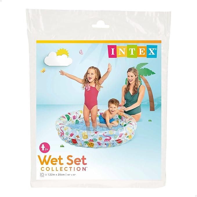 Piscina Just So Fruity, multicolore, 1,22 m x 25 cm, Intex, eta 2+