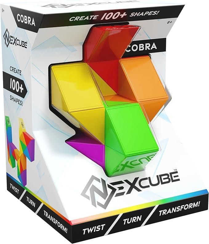 Nexcube Cobra - Gioco di rompicapo originale con creazione di forme,Goliath,Eta 8+