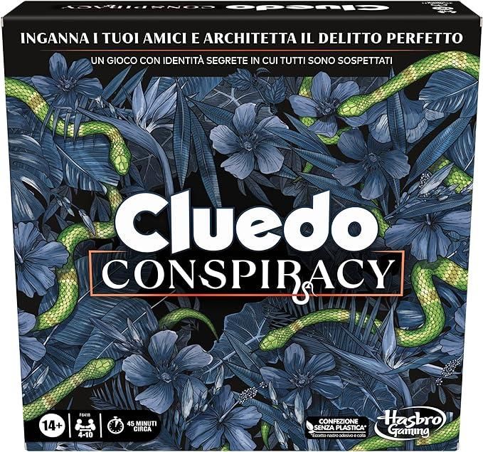 Gioco da tavolo,Cluedo Conspiracy, gioco di strategia con identita segrete,Hasbro,Eta14+