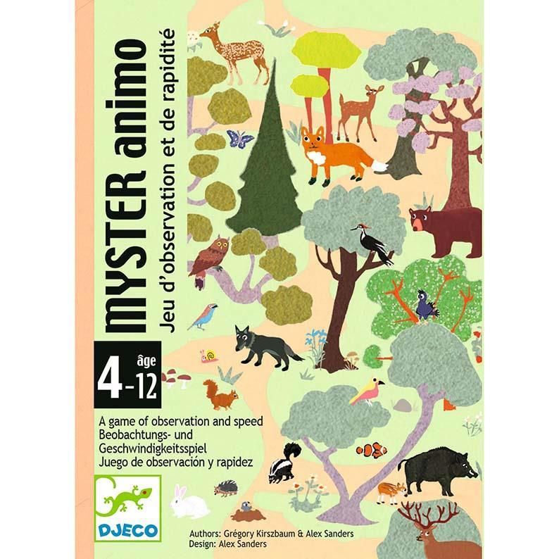 Carte Myster Animo Gioco di osservazione e di rapidita,Djeco,Eta 4-12 anni