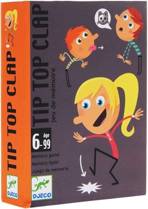 Carte Tip Top Clap,Gioco di memoria,Djeco,Eta 6-99 anni