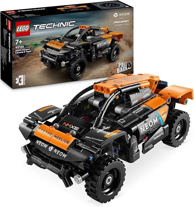 LEGO Technic NEOM McLaren Extreme E Race Car, Macchina Giocattolo Fuoristrada con Funzione Pull-Back,Eta 7+
