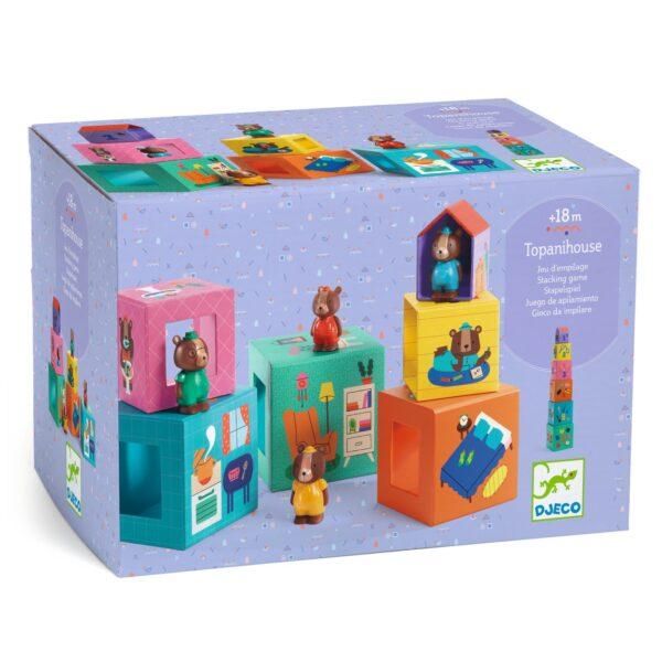 Topanihouse,Gioco daimpilare,Djeco,Eta +18 mesi