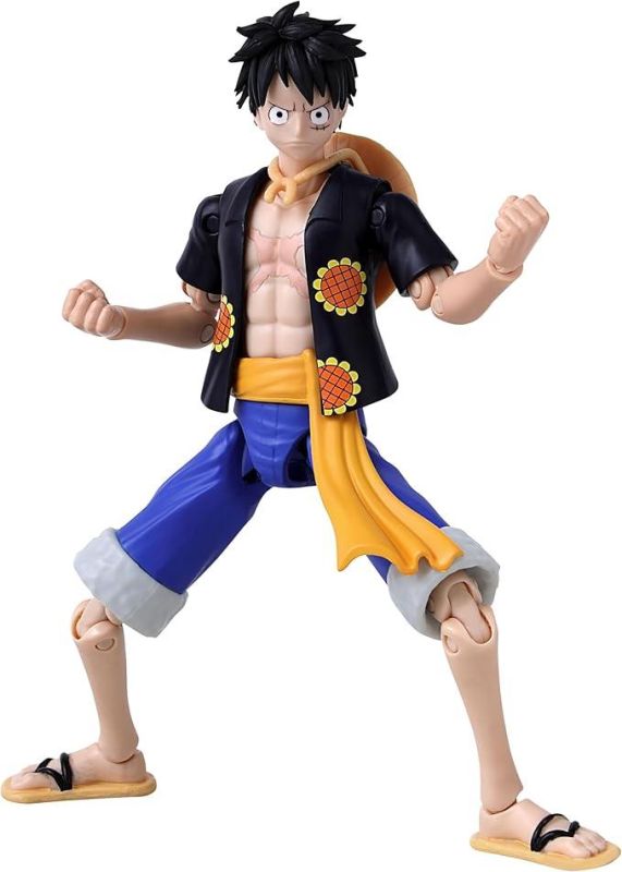 Anime Heroes, One Piece,Monkey D. Luffy Dressrosa,Action figure 20 cm,Bandai,Eta 4+