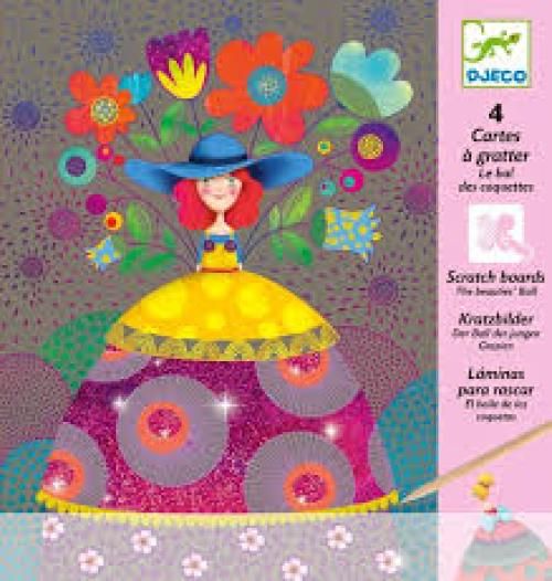 Carta da grattare,Il ballo delle sbarazzine,Djeco,Eta 6-10 anni
